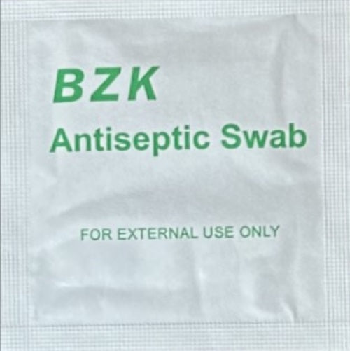 BZK Antiseptic Swab - 100 Pack