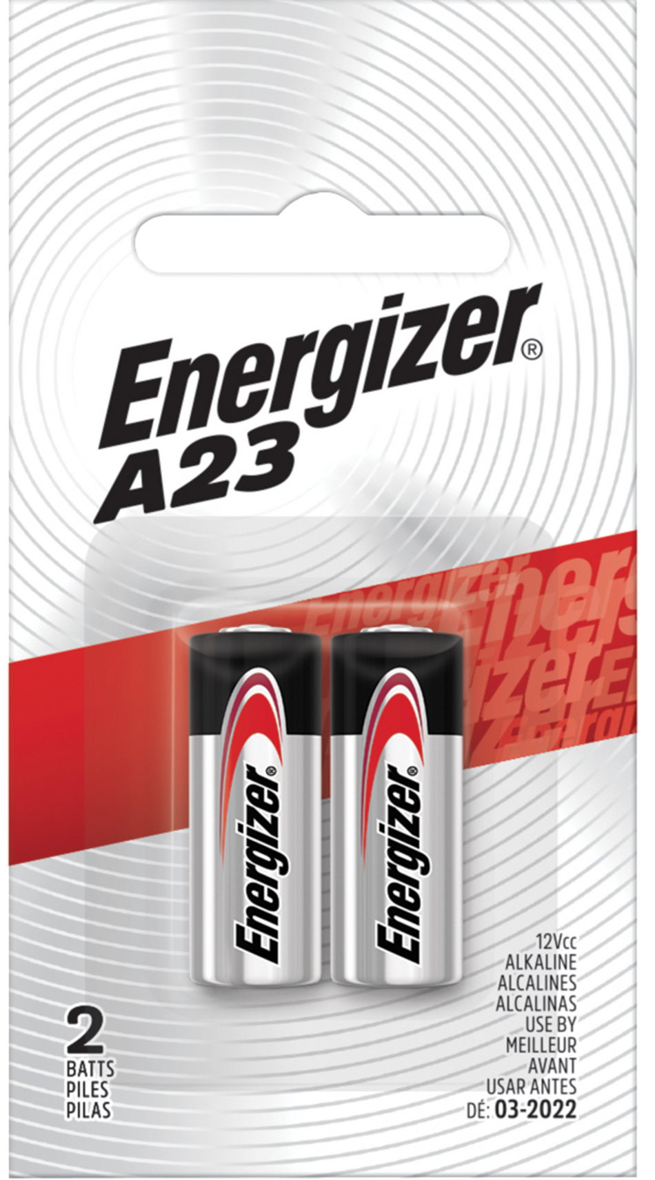 Energizer Miniature Alkaline Battery, A23