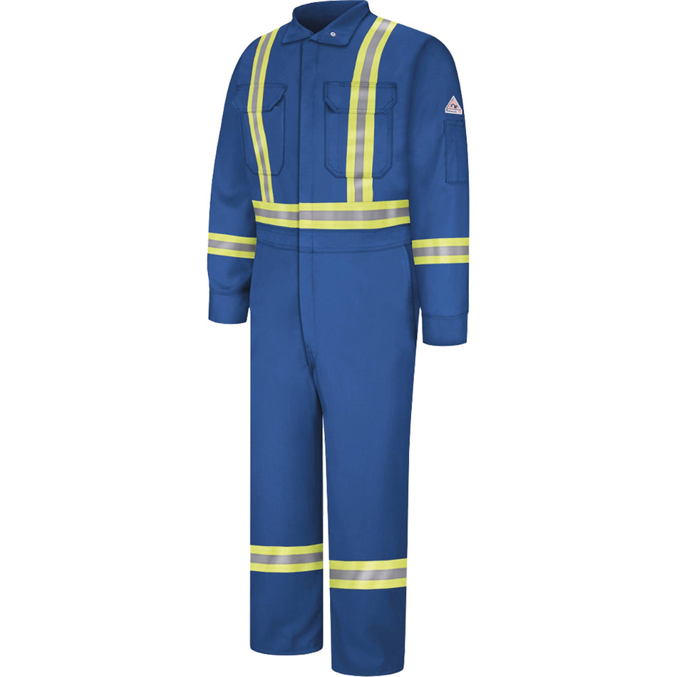 Bulwark  Flame-Resistant Premium Coveralls with Reflective Trim