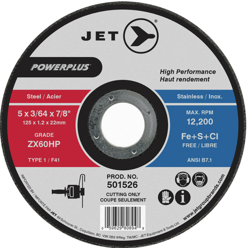 JET ZIP WHEEL 5 X 3/64 X 7/8