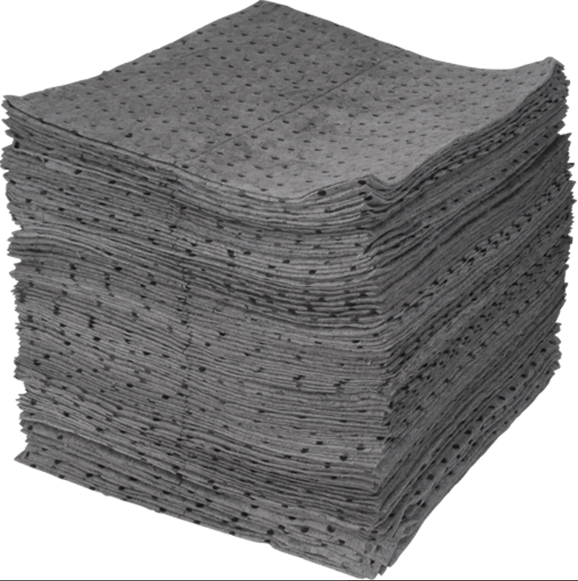 Zenith Safety Products Universal Bonded Sorbent Pads, Pack of 100