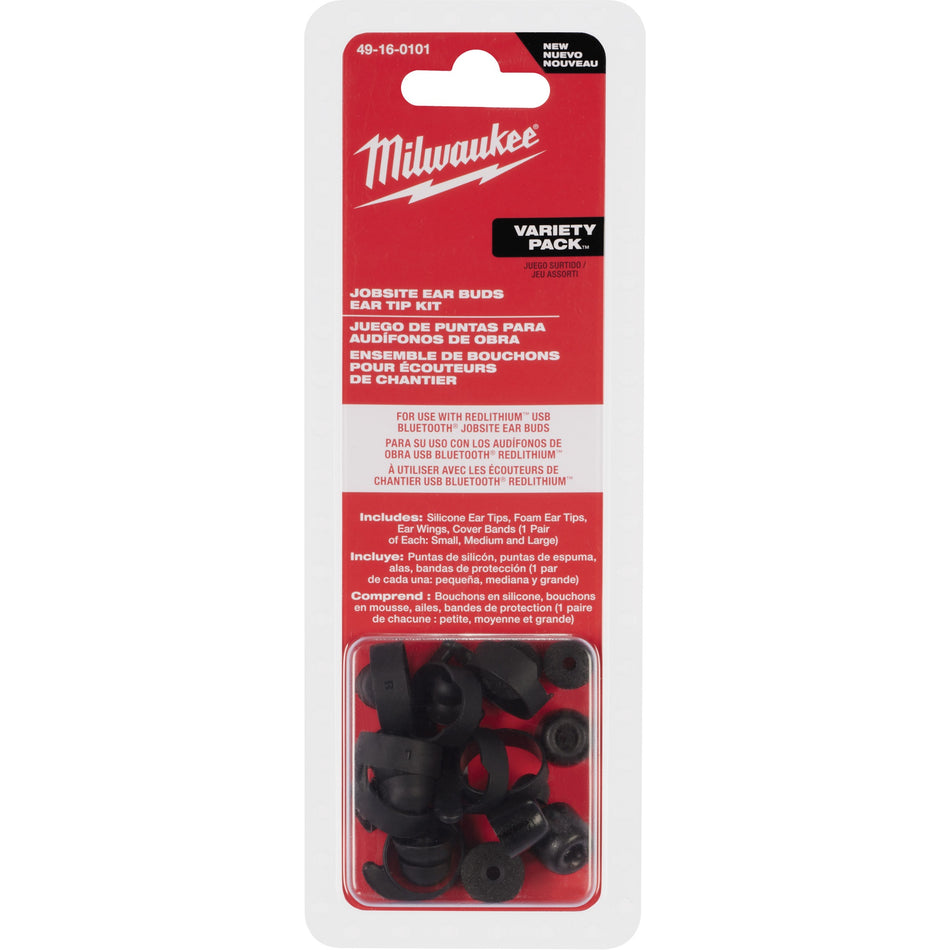 Milwaukee  Variety Pack Jobsite Ear Buds Ear Tip Kits